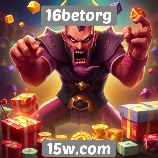 Variedade de jogos disponíveis em 16betorg